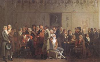 Louis Leopold  Boilly An Artists' Party in the Studio of Isabey (mk05) China oil painting art